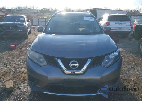 2015 Nissan Rogue Sv из США, поврежденный, VIN KNMAT2MT7FP558648